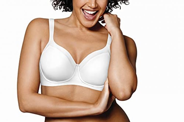 Playtex Womens Secrets Shapes & Supports Full-Figure Wirefree 4824  Balconette Bra, White, 44Ddd Us - Imported Products from USA - iBhejo