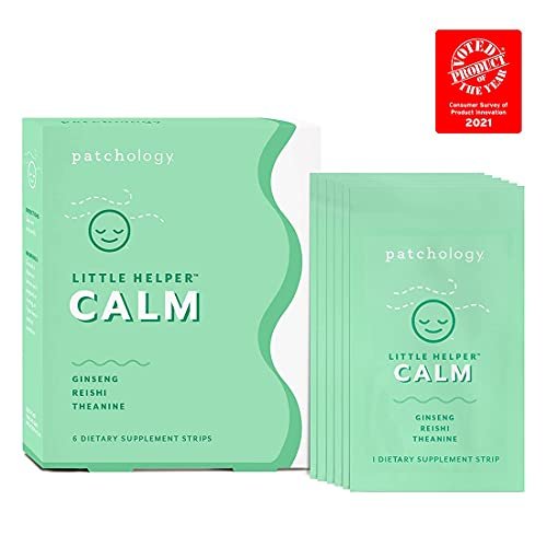 Patchology Little Helper AllNatural Supplement Strips Green Tea