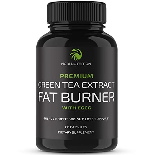  Green Tea Weight Loss Pills with Green Coffee Bean Extract, Belly Fat Burner, Metabolism Booster, & Appetite Suppressant for Women &  Men, 45% EGCG, Vegan, Gluten-Free Supplement