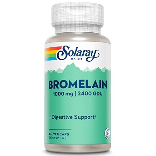 Solaray Bromelain Supplement, 500Mg 60 Count Imported Products from