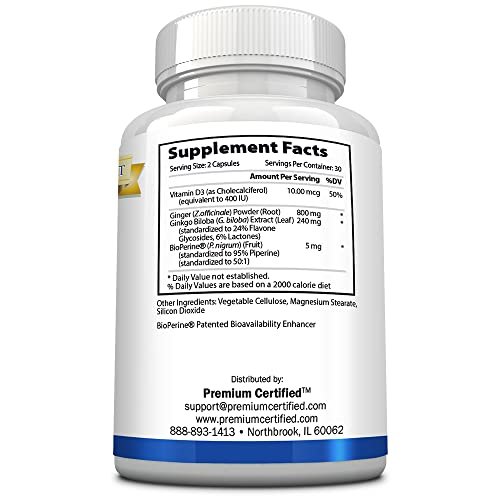 Premium Certified Vertigomd Dizziness And Balance Support 60