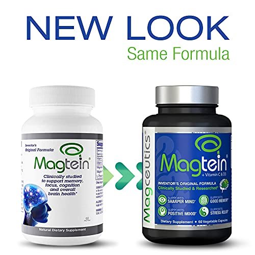 Magtein Magnesium L Threonate Bioavailable And 100 Water Soluble Magnesium Clear Brain Fog 6966