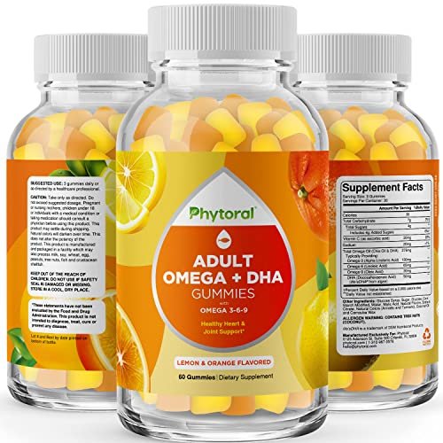 Dha Omega 3 Gummies For Adults Delicious Vegetarian Omega 3