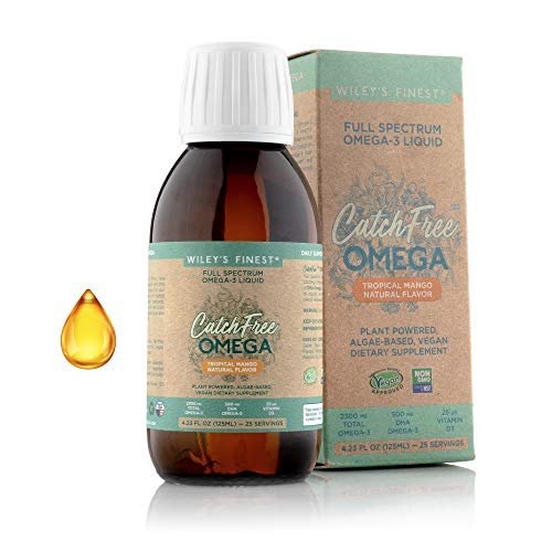Wiley'S Finest Catchfree Omega Vegan, NonGmo Fish Oil Alternative