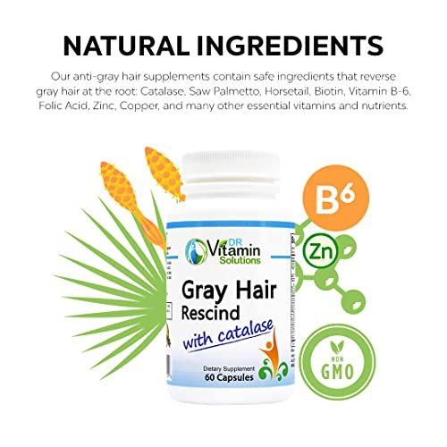 Gray Hair Rescind By Life Vitality Makes Gray Hair Go Away, 60 Caps ...