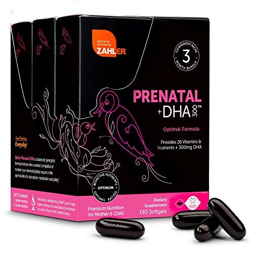 Zahler Prenatal Vitamin With Dha & Folate Dha Supplements & Prenatal