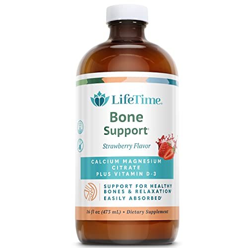Lifetime Bone Support, Calcium Citrate, Magnesium Citrate And Vitamin D3, Relaxation, Bone And