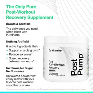 Do Vitamins Postpump Natural Post-Workout Supplement, Muscle Building Recovery Powder, Bcaa, Creatine, Betaine, Carnitine, Paleo, Keto, Vegan, 30 Ser