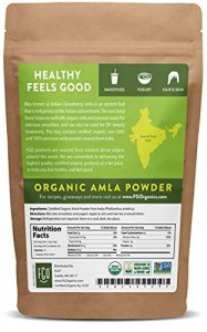 Organic Amla Powder (Amalaki) | 8Oz Resealable Kraft Bag | 100% Raw From India | By Fgo