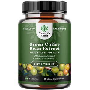 Green Coffee Bean Extract For Weight Loss Dietary Supplement Maximum Strength Vitamins No. 1 Antioxidant Increase Energy Boost Metabolism Control Hun