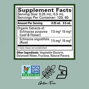 Childlife Essentials Liquid Echinacea For Kids - Immune Booster For Kids, All-Natural, Gluten-Free, Allergen-Free, Kids Echinacea Drops - Natural Ora