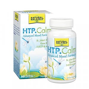 Natural Balance Htp Calm | Herbal Supplement Helps Support Mood, Relaxation & Stress | Vitamin B-6, Kava Kava & St. Johns Wort | 60 Caps