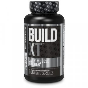 Build-Xt Muscle Builder - Daily Muscle Building Supplement For Muscle Growth And Strength | Featuring Powerful Ingredients Peak02 & Elevatp - 60 Vegg