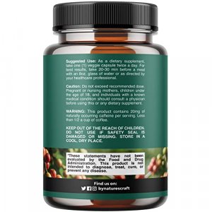 Pure Green Coffee Bean Extract - Green Coffee Extract With 50% Chlorogenic Acid For Heart Health Immune Support Brain Health Mental Focus And Size Re