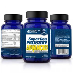 Super Beta Prostate Advanced Prostate Supplement For Men Reduce Bathroom Trips, Promote Sleep, Support Urinary Health & Bladder Emptying. Beta Sitost