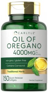 Oregano Oil | Max Potency | 150 Softgel Capsules | Non-Gmo And Gluten Free Formula | Contains Carvacrol | Traditional Herb Extract Supplement | By Ca