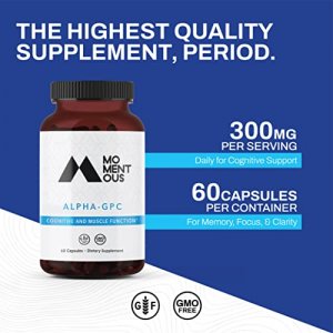 Alpha GPC Supplement - Cognitive Support – Momentous