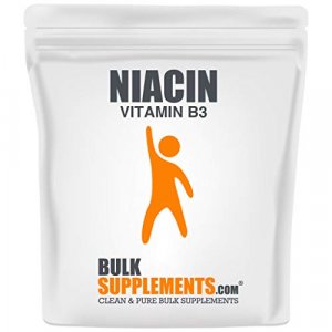 Bulksupplements.Com Niacin With Flushing (Vitamin B3) - Niacin Powder - Niacin 500Mg Supplement - Vitamin B3 Niacin Powder - Vitamin B3 Supplement - 