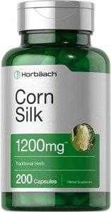 Corn Silk Capsules 1200Mg | 200 Pills | Non-Gmo, Gluten Free Extract Supplement | By Horbaach