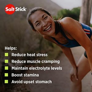 Saltstick Fastchews, Electrolyte Replacement Tablets For Rehydration, Exercise, Hiking & Sports Recovery, Bottle Of 60 Fastchews Tablets, Lemon-Lime