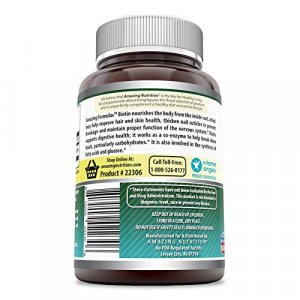 Amazing Formulas Biotin 15000 Mcg - Supports Healthy Hair, Skin & Nails - Promotes Cell Rejuvenation - Supports Healthy Metabolism & Digestive Health