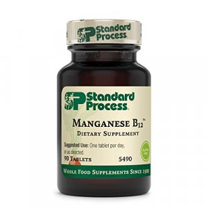 Standard Process Manganese B12 - Whole Food Hemoglobin And Antioxidant With Manganese, Organic Carrot, Maltodextrin, Copper, Organic Sweet Potato, Ca