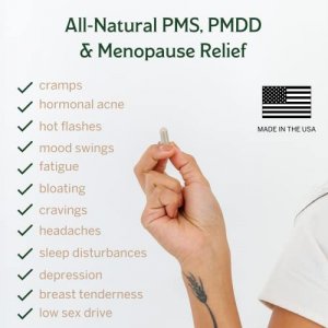 100% Plant Based Hormone Balance For Women - First All In One Relief For Hot Flashes, Fatigue, Bloating, Mood Swings - Natural Hormonal Vitamin Suppo