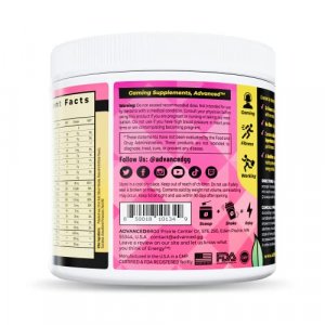 Energy By Advanced - Energy Boosting Formula With Electrolytes For Hydration - L-Theanine To Combat Jitters - Sugar Free & Keto Friendly - No Maltode