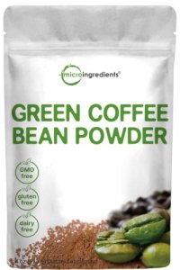 Pure Green Coffee Bean Extract, 4 Ounce, Filler Free, Green Coffee Bean Fat Burn Supplement With 50% Chlorogenic Acid, Supports Metabolism And Weight
