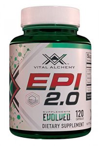 Epi 2.0 - Hard Lean Muscle Mass Gainer And Strength Booster From Vital Alchemy|Epicatechin With Quercetin And Piperine For Better Mass Gainer And Joi