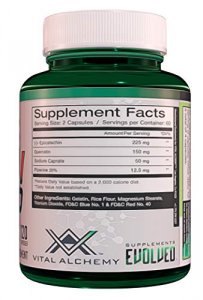 Epi 2.0 - Hard Lean Muscle Mass Gainer And Strength Booster From Vital Alchemy|Epicatechin With Quercetin And Piperine For Better Mass Gainer And Joi