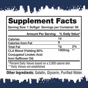 Gaspari Nutrition Cla, Essential Amino Acid, Helps Promote Muscle Mass, Taken With Meals, Part Of A Balanced Workout Regimen (90 Capsules)