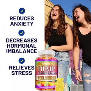 Natural Hemp Gummies Advanced Extra Strength - High Potency Best Cbdmd Cbdfx Cbs Cdb Gummy Bear Adults - Low Sugar Candy Zero