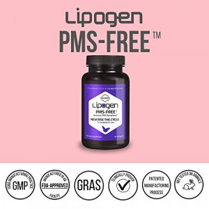Lipogen Pms-Free : Pms Relief For Women. Clinically Proven To Reduce Emotional & Physical Premenstrual Syndrome Symptoms, Like Pms Mood Swing, Depres
