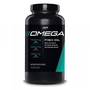 Omega Jym Fish Oil Capsules - Omega 3 Fatty Acids, Epa, Dha And Dpa | Jym Supplement Science | Omega, 120 Count