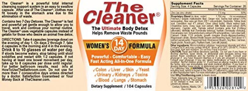 The Cleaner - 7 day (Women’s Formula)