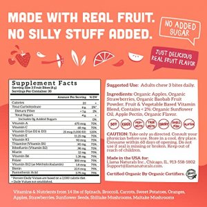 llama naturals  Kids Whole Fruit Multivitamin Gummies - Truth