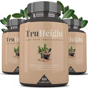 TruHeight Capsules - Natural Height Growth for Kids & Teens - Pediatric  Recommended - Height Growth Maximizer with Ashwaganda & Calcium - Height