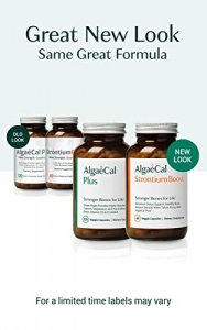 Algaecal - Bone Builder Pack For Density Increase, Algaecal Plus & Strontium Boost, Calcium Plant-Based Supplement With Vitamin D3, Magnesium & 13 Tr