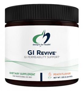 Designs For Health Gi Revive Powder - Gut Health + Intestinal Lining Support Supplement - Slippery Elm, Cat'S Claw, L-Glutamine, Marshmallow + More -
