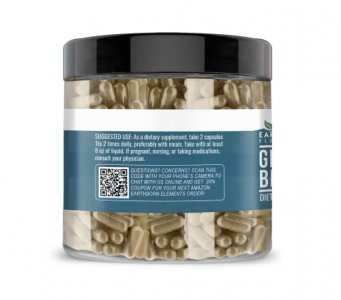 Earthborn Elements Green Coffee Bean Extract 200 Capsules, Pure & Undiluted, No Additives