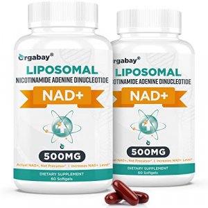 Liposomal Nad+ 500 Mg Supplement, High Absorption, Boost Nad+ With Tmg 250 Mg, Actual Nad More Efficient Than Nmn, Nicotinamide Riboside Alternative 