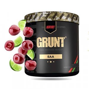 Redcon1 Grunt, Eaas, 30 Servings, Recover Faster, 9 Essential Amino Acids, Complete Protein Source (Cherry Lime)