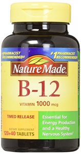 Nature Made Vitamin B-12 1000 Mcg Timed Release Tablets 160 Ea (Pack Of 3)