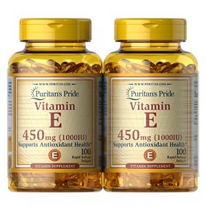 Puritans Pride Vitamin E Supports Immune Function, 450 Mg,100 Count (Pack Of 2)