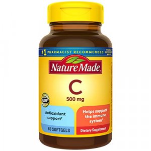 Nature Made Vitamin C 500 Mg Softgels, 60 Count To Help Support The Immune System (Pack Of 3)
