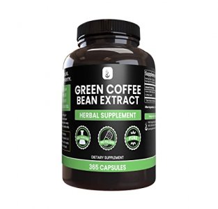Pure Original Ingredients Green Coffee Bean Extract (365 Capsules) No Magnesium Or Rice Fillers, Always Pure, Lab Verified