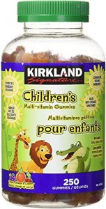 Kirkland Signature Children'S Multi-Vitamin Gummies, 80% Organic Ingredient, 250 Gummies