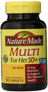 Nature Made Multi For Her 50+ Vitamin/Mineral Tablets 90 Ea (Pack Of 4)