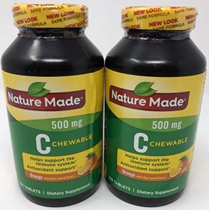 Nature Made Vitamin C 500 Mg Chewable Tablets 150 Ea (Pack Of 2)